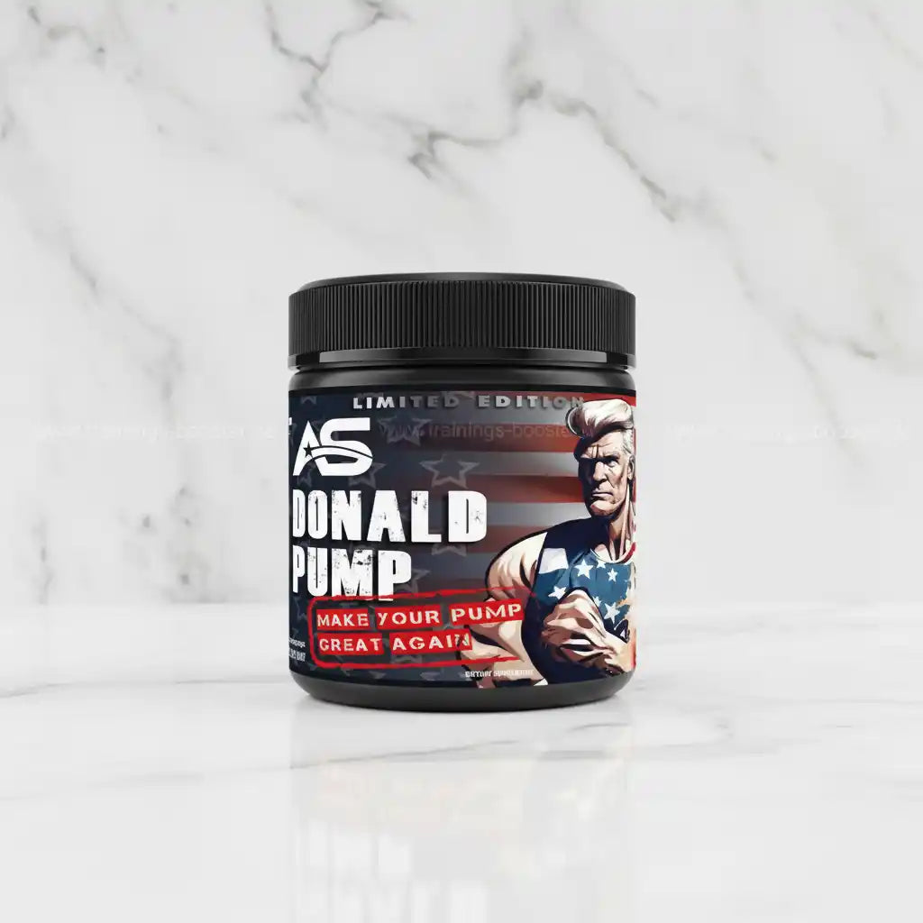 Donald Pump Limited Edition Booster für Muskelaufbau und Training