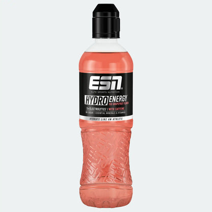 ESN Hydro Energy Iso Grapefruit, koffeinhaltige Sportgetränk mit Elektrolyten und Vitaminen, zuckerfrei