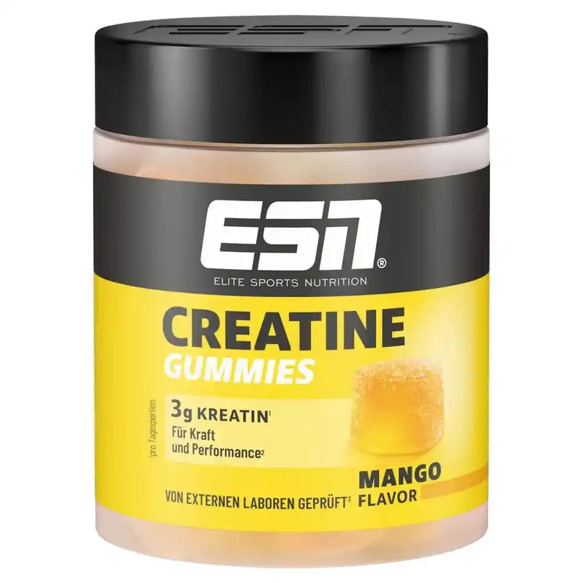ESN Creatine Gummies Mango Geschmack, 3g Kreatin pro Portion für Kraft & Performance