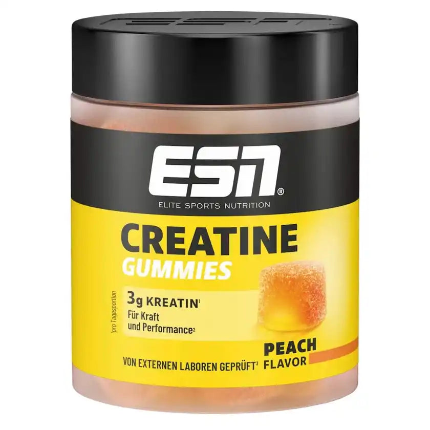 ESN Creatine Gummies Peach Flavor für Kraft und Performance