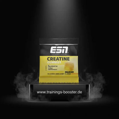 ESN Creatine Gummies Mango – 3g Kreatin für Kraft & Performance, Sportnahrung Booster