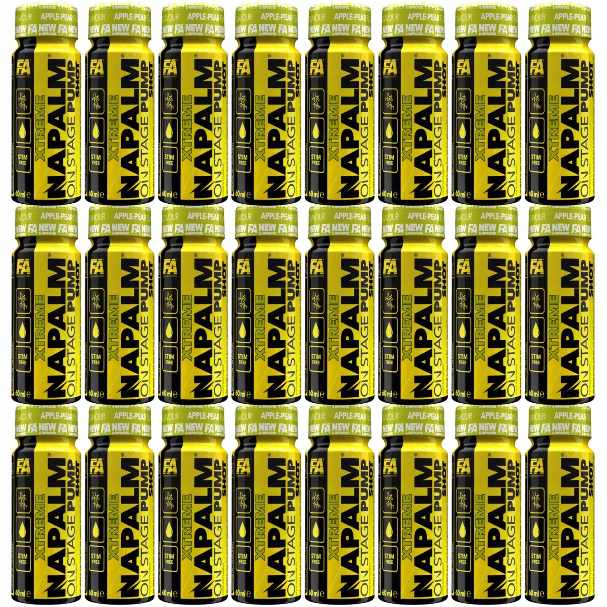 FA® NAPALM ON STAGE PUMP SHOTS 24x60ml - trainings-booster.de