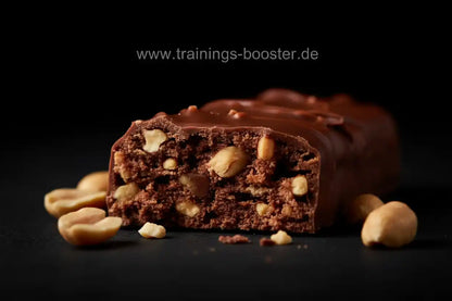 Schokoladen-Proteinriegel mit Nüssen für Sportler und Fitness-Enthusiasten