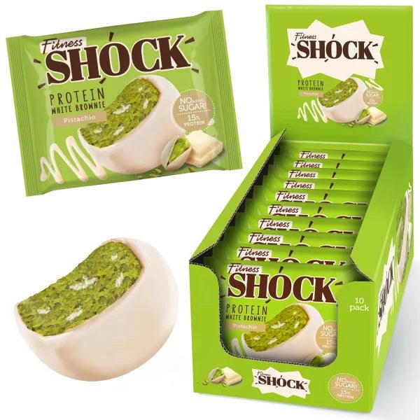 Fitness SHOCK® PROTEIN BROWNIE 10 x 50g - trainings-booster.de