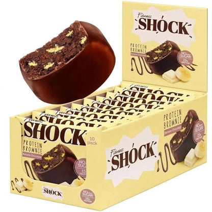 Fitness SHOCK® PROTEIN BROWNIE 10 x 50g - trainings-booster.de