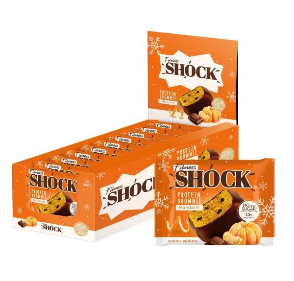 Fitness SHOCK® PROTEIN BROWNIE 10 x 50g - trainings-booster.de
