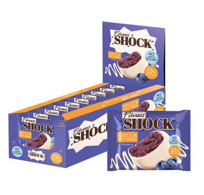 Fitness SHOCK® PROTEIN BROWNIE 10 x 50g - trainings-booster.de