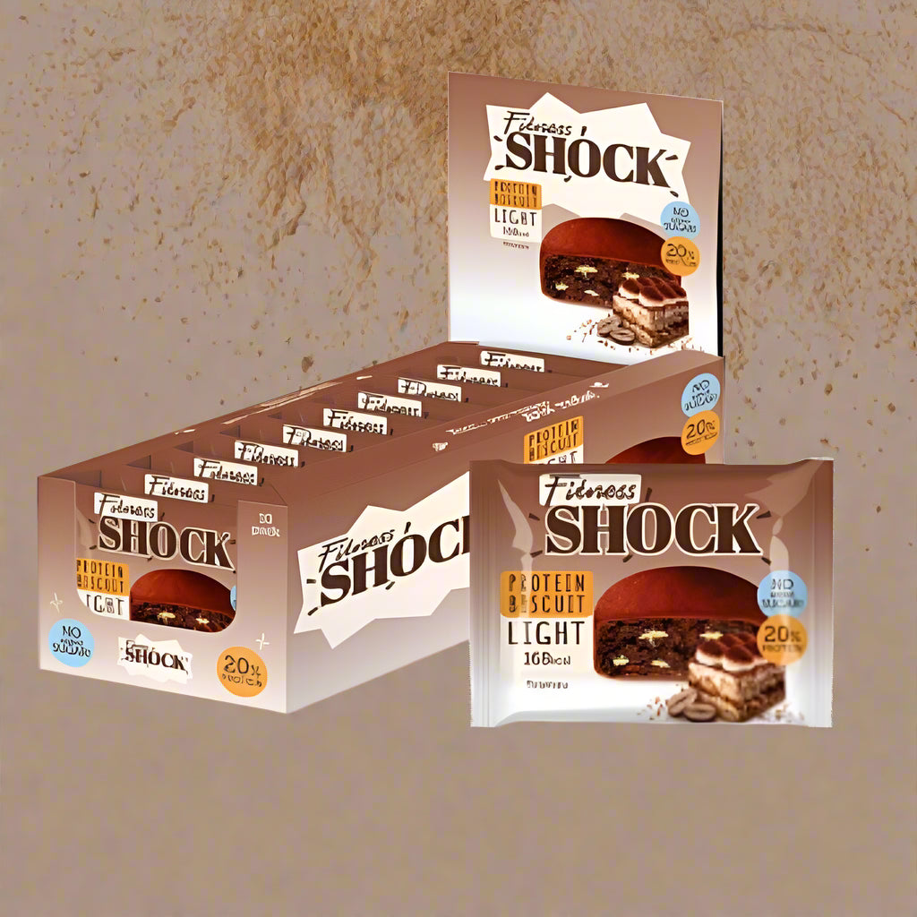 Fitness SHOCK® PROTEIN BROWNIE LIGHT 40g - trainings-booster.de