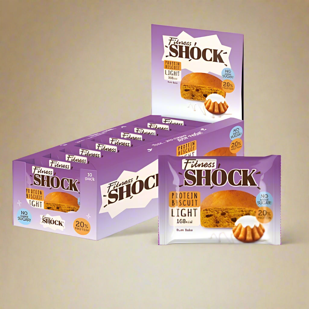 Fitness SHOCK® PROTEIN BROWNIE LIGHT 40g - trainings-booster.de