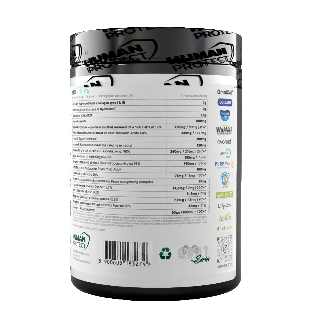 Human Protect Nahrungsergänzungsmittel mit Kollagen, Vitaminen & Mineralien für Sport und Training