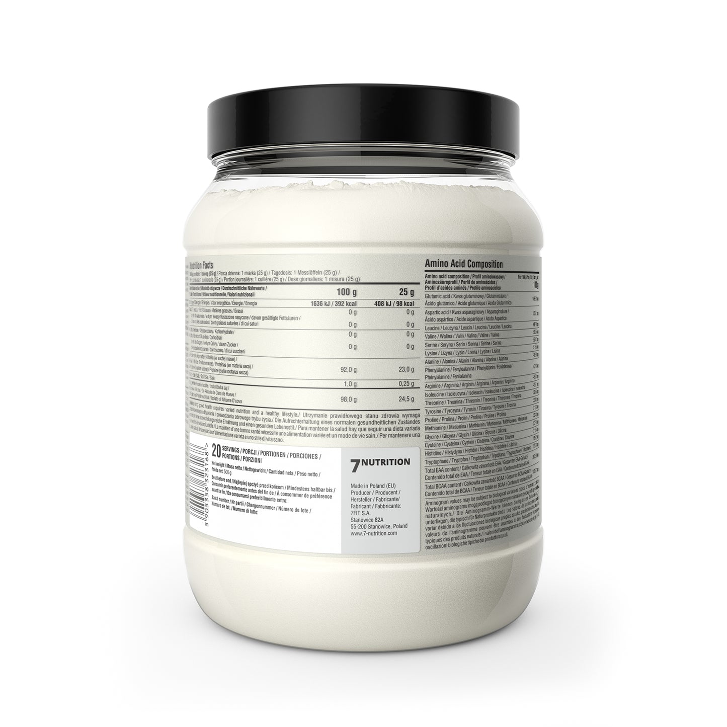 7Nutrition Egg Protein Isolate 500g
