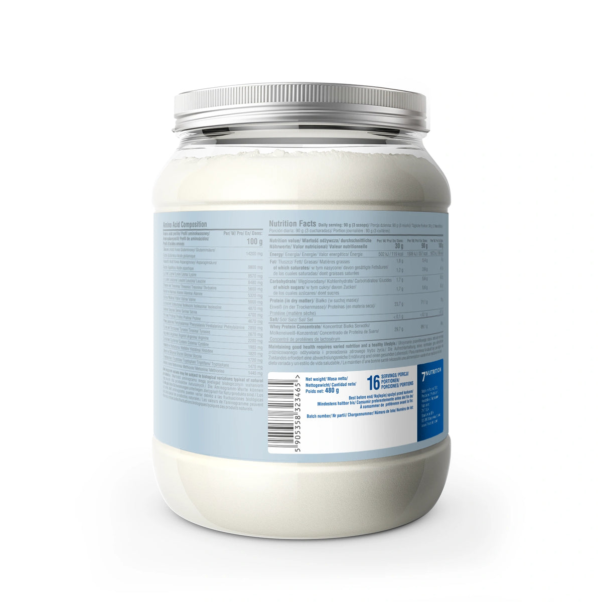 7Nutrition Natural Goat Protein 480g | Protein aus Ziegenmilch