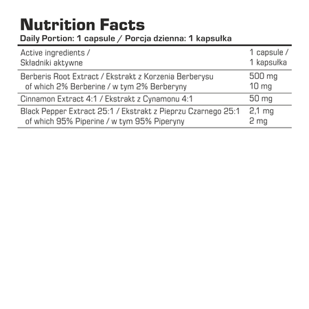 7Nutrition Berberine Stack 90 vege caps