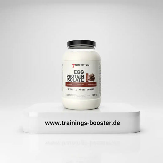 7Nutrition Eiweißpulver Schokolade, fettfrei, zuckerfrei, 22g Protein pro Portion