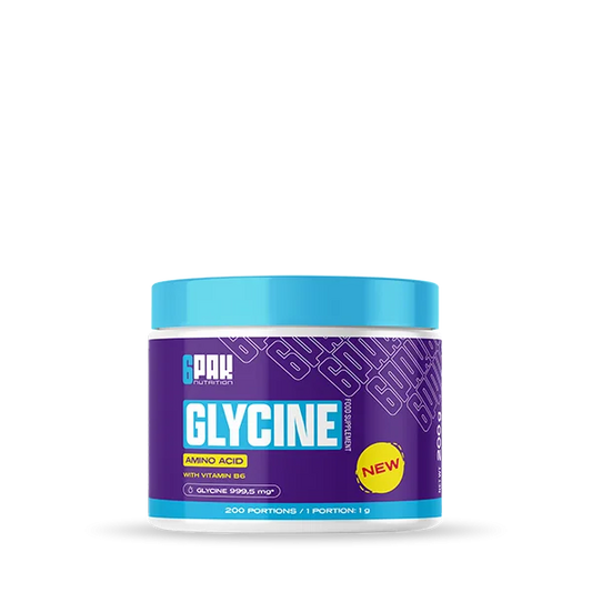 Glycin Aminosäure mit Vitamin B6, 200 Portionen, Nahrungsergänzungsmittel für Sportler