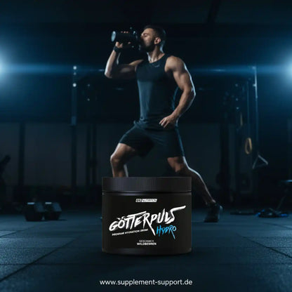 Götterpuls Hydro Premium Hydration Drink Wildbeeren – ideal für Sportler im Training