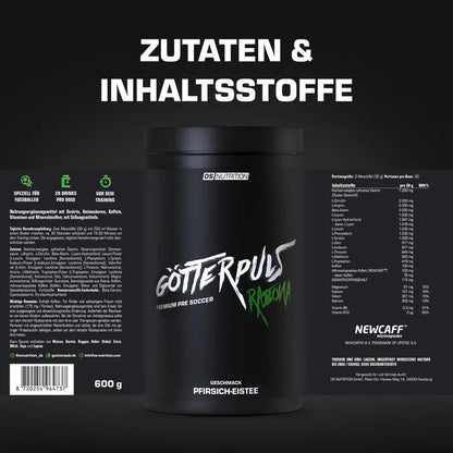 Götterpuls® Rabona - Premium Pre Soccer 600g / Fußballer Booster - trainings-booster.de