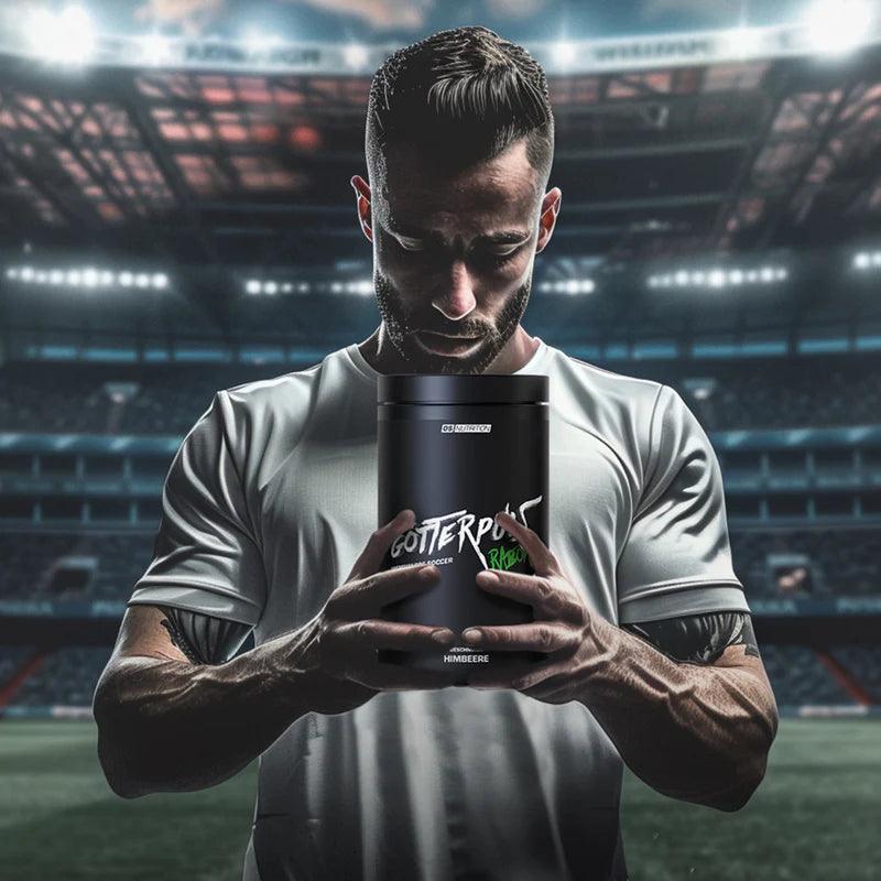 Götterpuls® Rabona - Premium Pre Soccer 600g / Fußballer Booster - trainings-booster.de