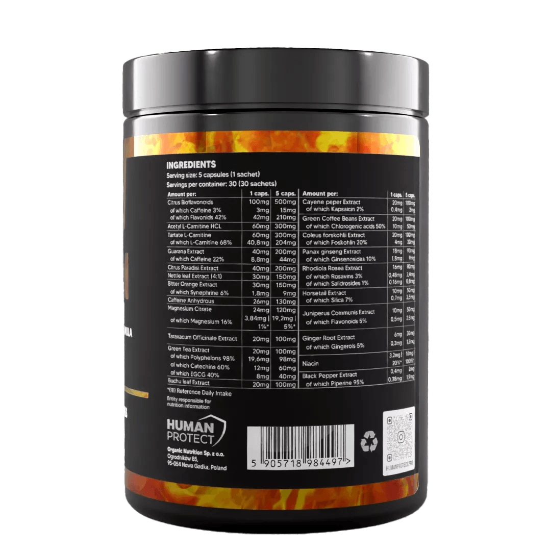 Human Protect BURN Stack - 30 Pak - trainings-booster.de
