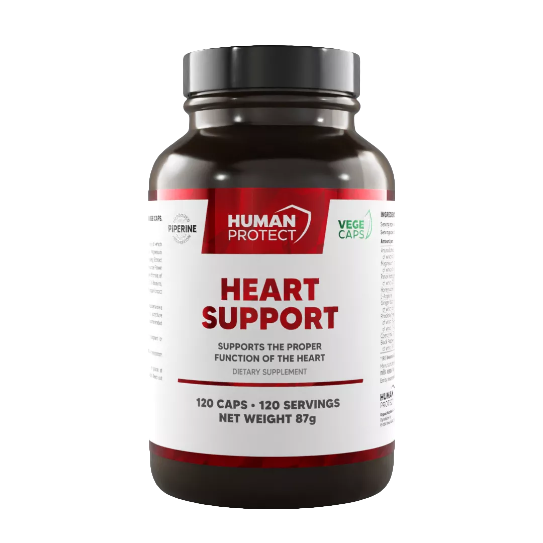 HUMAN PROTECT HEART SUPPORT – 120 VEGE CAPS. - trainings-booster.de