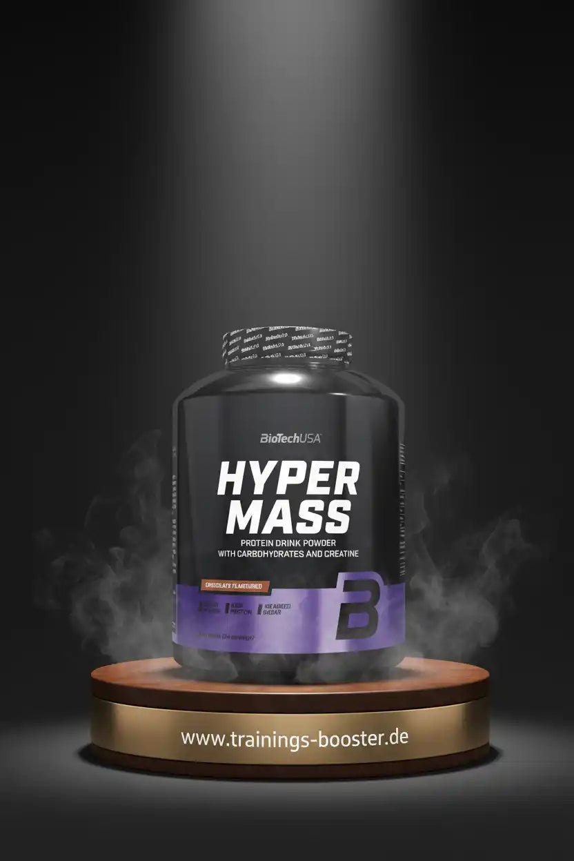 Hyper Mass Protein Drink Powder mit Kohlenhydraten und Kreatin, ideal für Muskelaufbau