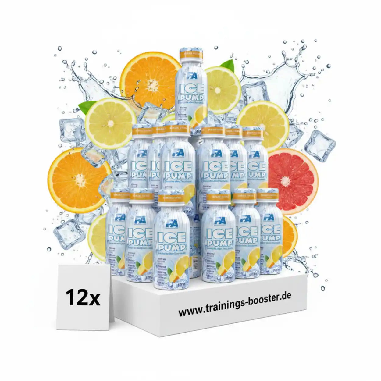 ICE PUMP Trainingsbooster Shot 12x120ml - trainings-booster.de