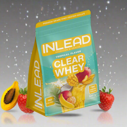 Inlead Nutrition Clear Whey Isolate 500g in Tropical Flavor mit Früchten