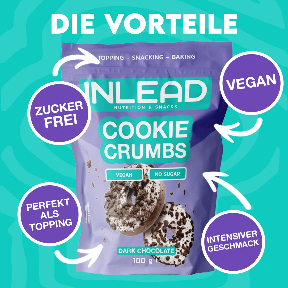 Inlead Cookie Crumbs 500g - trainings-booster.de