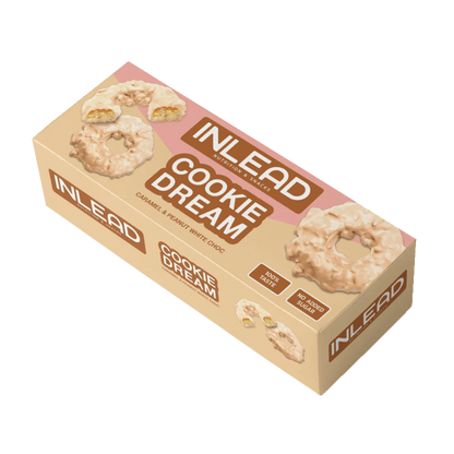 Inlead Cookie Dream Caramel & Peanut 125 g - MHD 03.04.2025 - trainings-booster.de