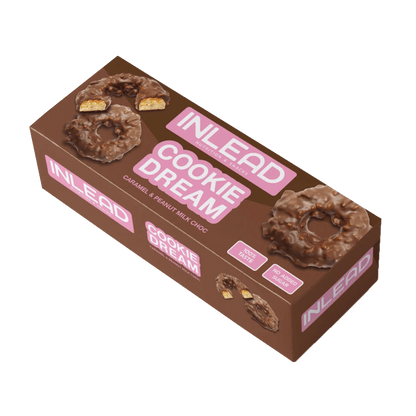 Inlead Cookie Dream Caramel & Peanut 125 g - MHD 03.04.2025 - trainings-booster.de