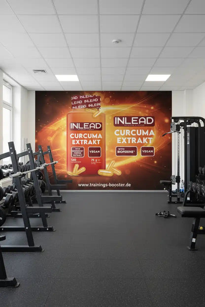 INLEAD Curcuma Extrakt mit Bioperine® und veganen Kapseln im Fitnessstudio