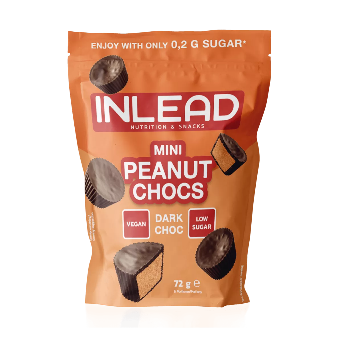 Inlead Mini Peanut Chocs 72g - trainings-booster.de
