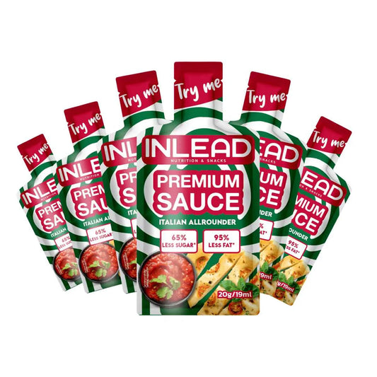 INLEAD Premium Sauce Italian Allrounder mit 65% weniger Zucker und 95% weniger Fett