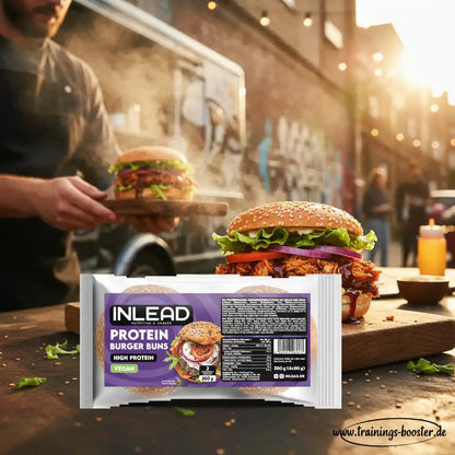 INLEAD Protein Burger Buns – vegane, high-protein Brötchen für Fitness & Sporternährung