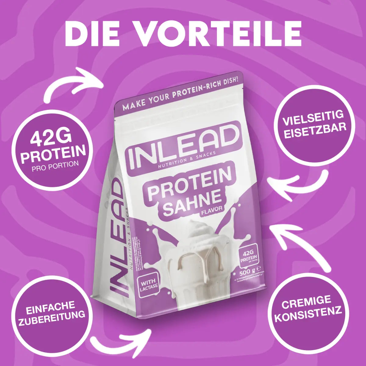 Inlead Protein Sahne 500g - trainings-booster.de