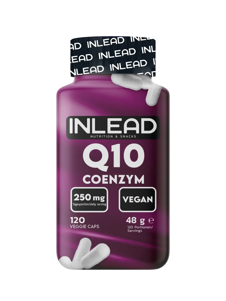 Violettes Q10 Coenzym Nahrungsergänzungsmittel, 120 vegane Kapseln, 250mg, Dose mit Kapseln