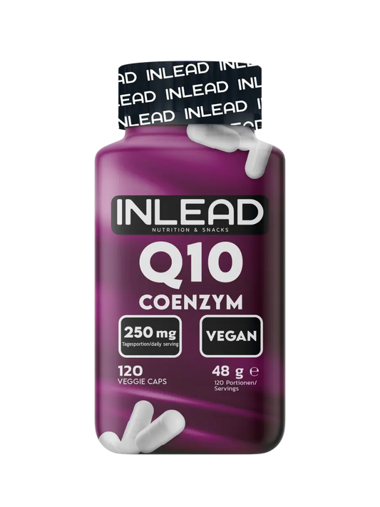 Violettes Q10 Coenzym Nahrungsergänzungsmittel, 120 vegane Kapseln, 250mg, Dose mit Kapseln