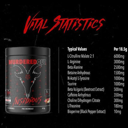 Insidious 463g Pre Workout Booster - trainings-booster.de