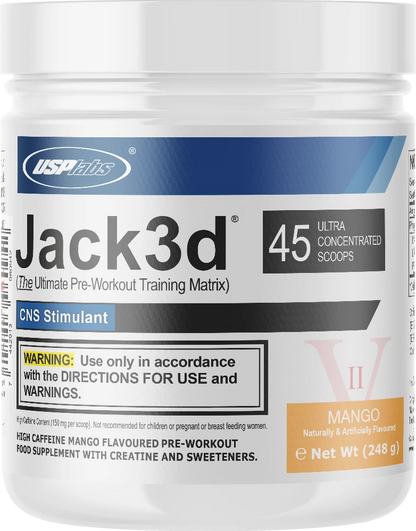 JaCK3D ADVANCED Pre Workout Booster 248g - trainings-booster.de