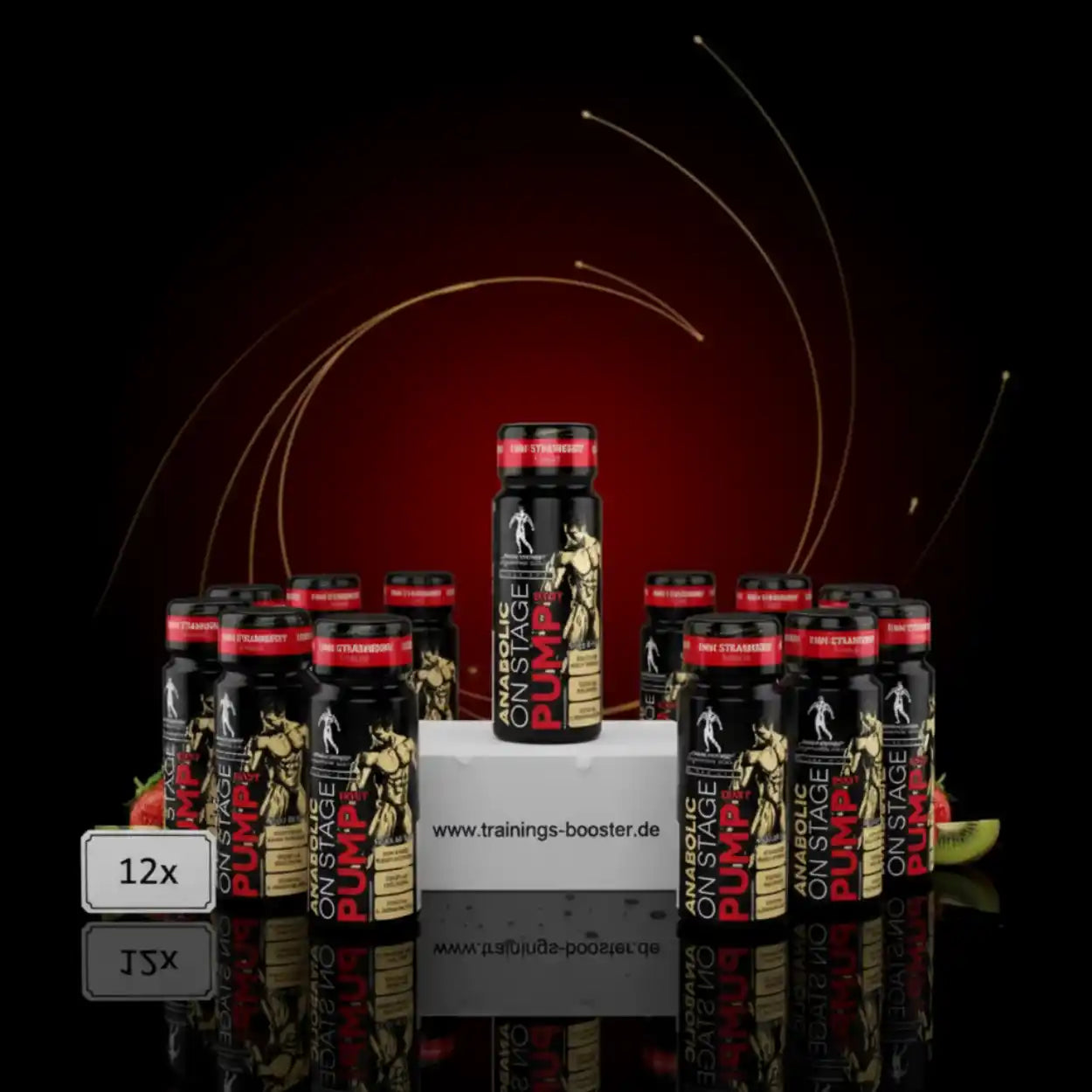Kevin Levrone Anabolic ON STAGE PUMP SHOTS 12x60ml - trainings-booster.de