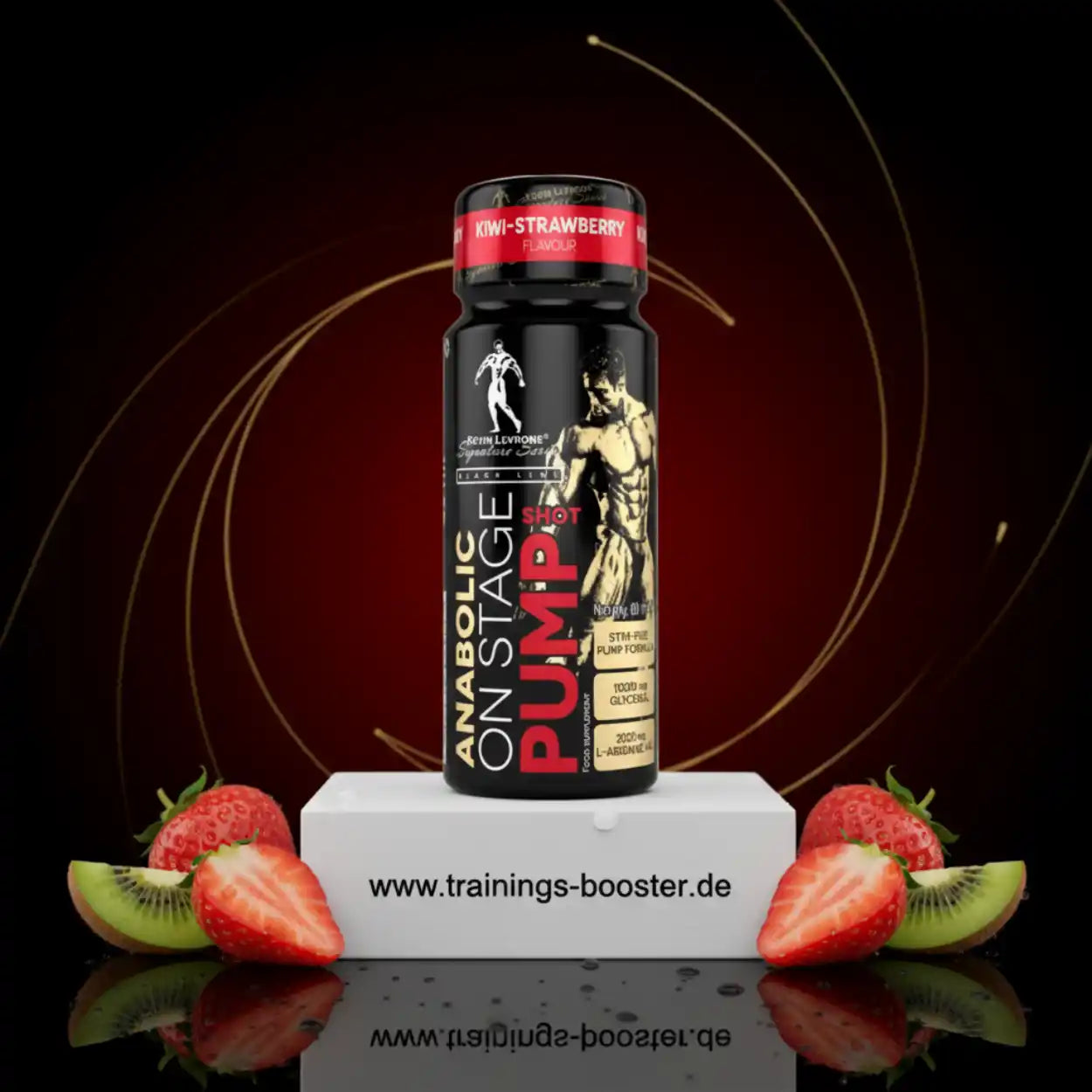 Kevin Levrone® Anabolic ON STAGE PUMP SHOTS 60ml - trainings-booster.de