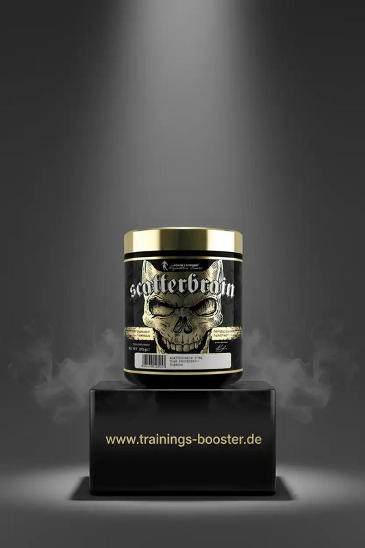 Scatterbrain Booster mit Schädel-Design, ideal für Sport und Training
