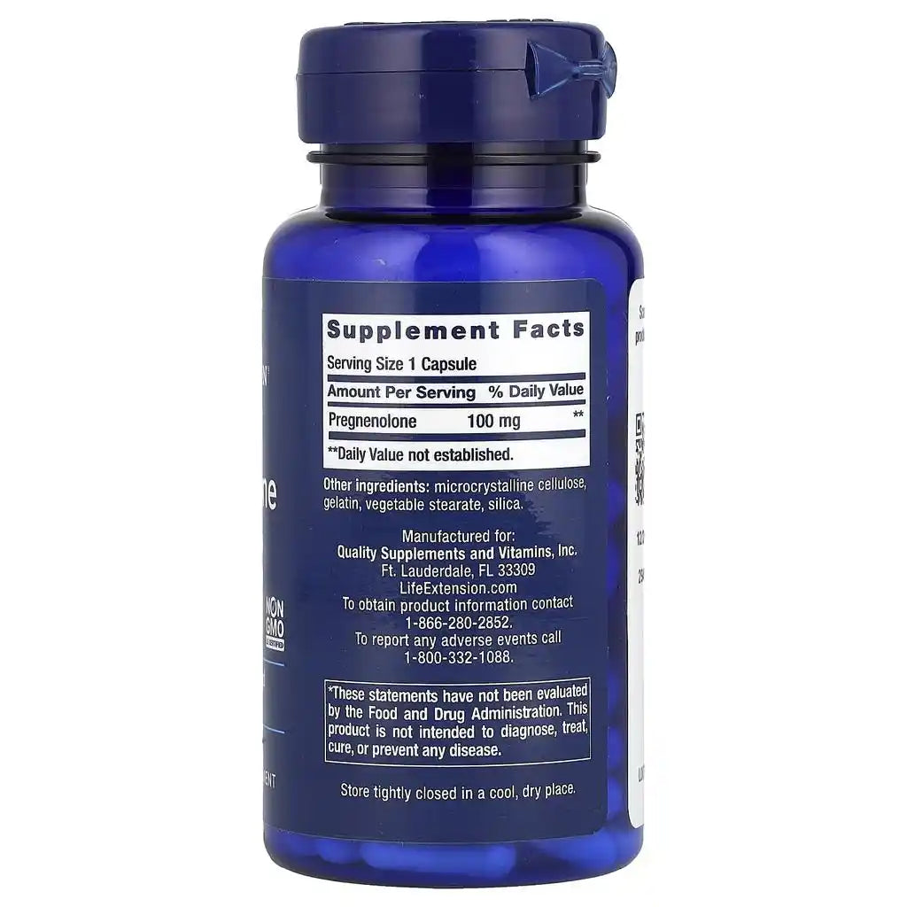 Life Extension - Pregnonelone 100 Kapseln 100mg - trainings-booster.de