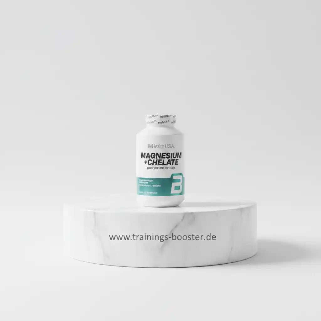 Magnesium + Chelate Nahrungsergänzungsmittel für Sport und Training, hochdosiert und bioverfügbar