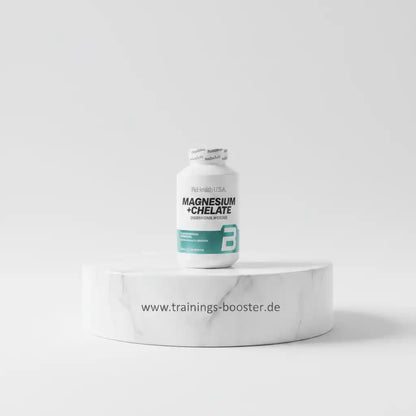 Magnesium + Chelate Nahrungsergänzungsmittel für Sport und Training, hochdosiert und bioverfügbar