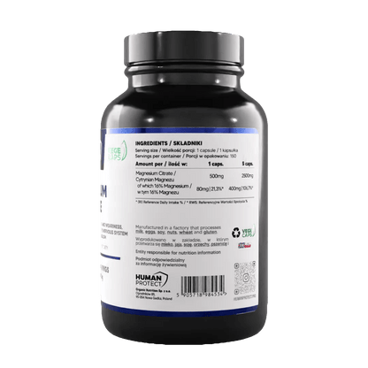 Magnesium Citrate 150 caps. 500mg - trainings-booster.de