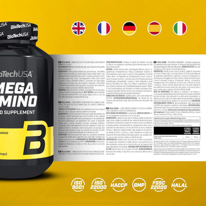 MEGA Amino Tabs - 500 Tabletten - trainings-booster.de