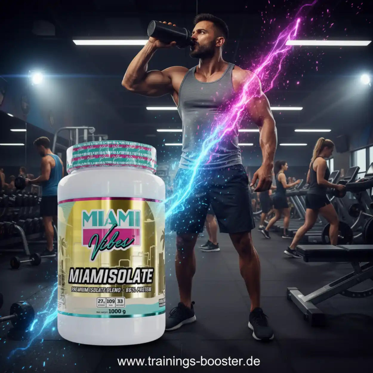 MIAMI VIBES MIAMISOLATE 1000g - trainings-booster.de