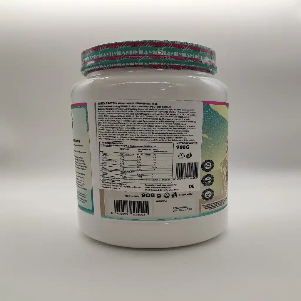 MIAMI VIBES® MIAMI WHEY PROTEIN 908g - trainings-booster.de