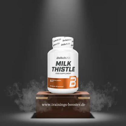BioTechUSA Milk Thistle Nahrungsergänzungsmittel mit Silymarin, ideal für Sportler und Gesundheitsbewusste